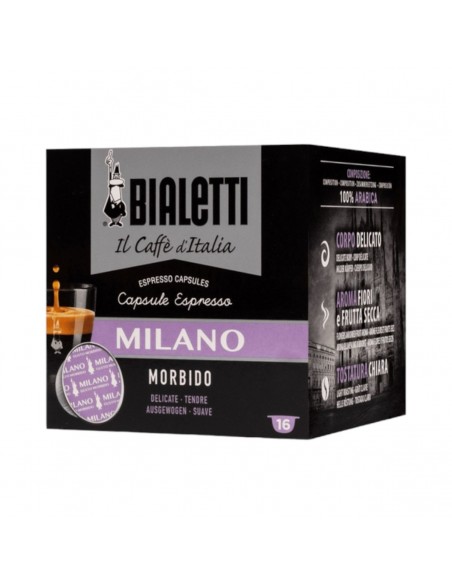 Kava Bialetti - kapsule - MILANO - 16 kos