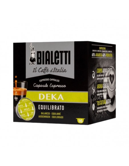 Kava Bialetti - kapsule - DEKA - kava brez kofeina - 16 kos