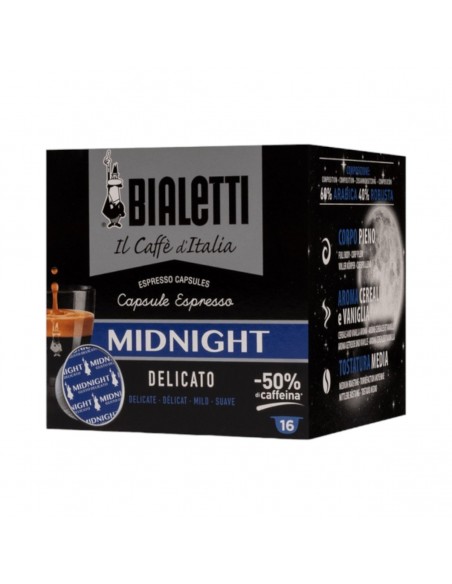Kava Bialetti - kapsule - MIDNIGHT - 16 kos