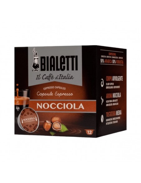 Kava Bialetti - kapsule - okus LEŠNIK - 12 kos