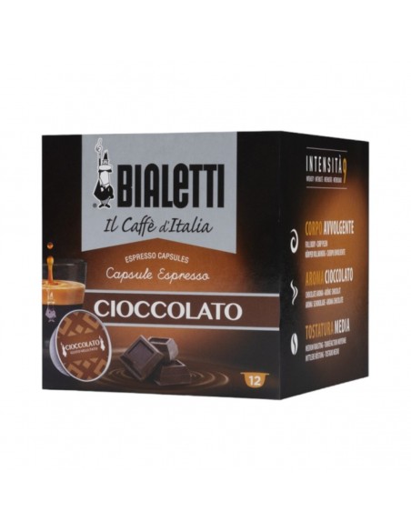 Kava Bialetti - kapsule - CIOCCOLATO - okus čokolada - 12 kos
