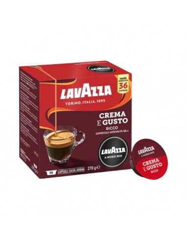 Kava Lavazza - kapsule A Modo Mio - Crema E Gusto RICCO - 36 kos