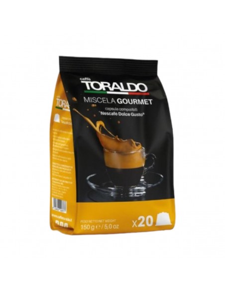 Toraldo - gourmet - komp. Dolce Gusto - 20 kos
