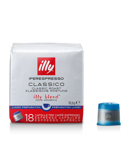 Kava Illy - Iperespresso Lungo, 18 kos
