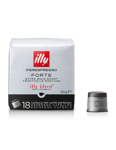 Kava Illy - kapsule Iperespresso - Forte - 18 kos
