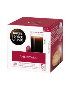 Kava Nestlè - kapsule Nescafè Dolce Gusto - Americano - 16 kos