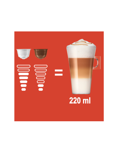 Kava Nestlè - kapsule Nescafè Dolce Gusto - Latte macchiato caramel - informacije