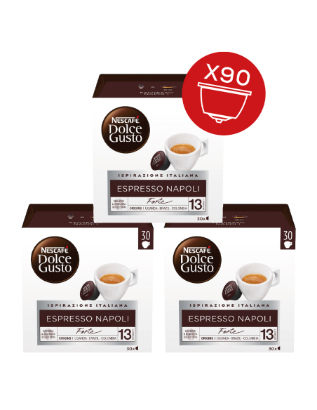 Kava Nestlè - kapsule Nescafè Dolce Gusto - Ristretto Napoli - 90 kos (3x30 kos)