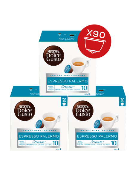 Kava Nestlè - kapsule Nescafè Dolce Gusto - Espresso Palermo - 90 kos (3x30kos)
