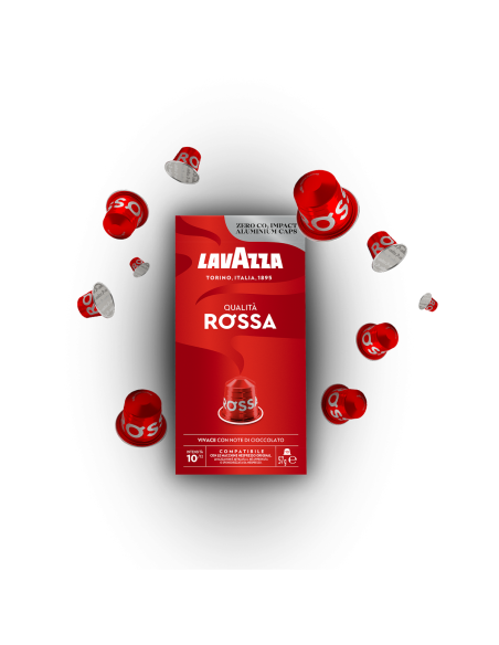 Lavazza - Nespresso kompatibilne kapsule - QUALITA ROSSA - 10 kos