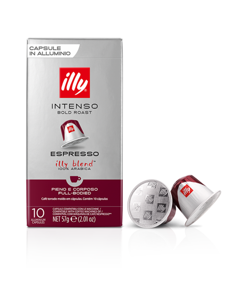 Kava Illy - Nespresso kompatibilne kapsule - močneje pražena - INTENSO - kapsula