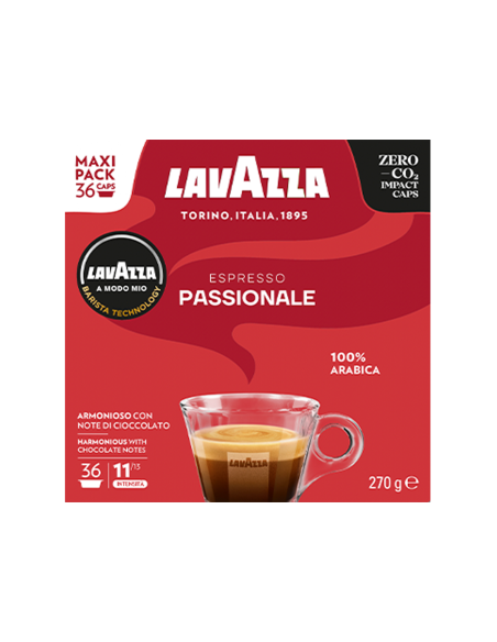 Kava Lavazza - kapsule A Modo Mio - Passionale -  36 kos