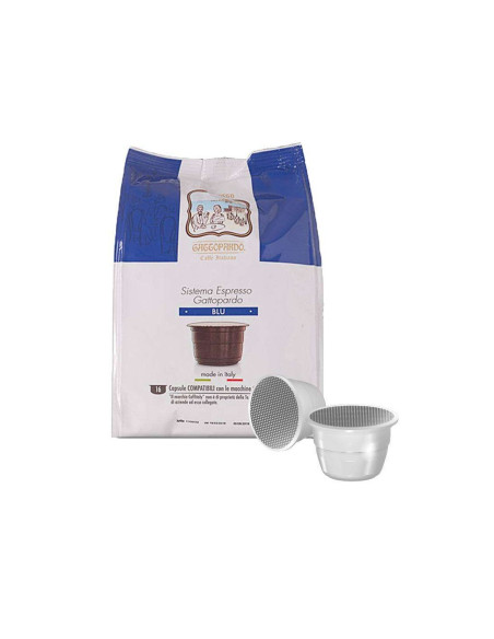 Gattopardo - Caffitaly - Blu - 16 kom