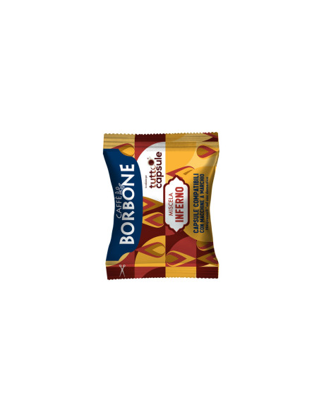 Borbone za Tuttocapsule - rdeča Inferno - za Nespresso® - 50 kos