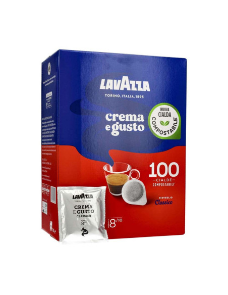Lavazza - ESE pods (Cialde), Crema e Gusto, 100 kos