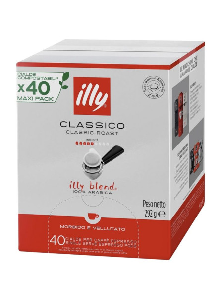 kava Illy - Cialde - blazinice - ese - Classica - 40 kos