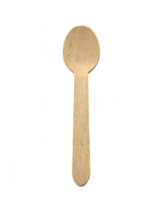 Žličke lesene, majhne - 100 kos