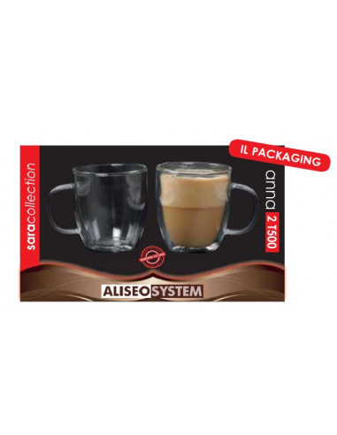 ALISEO - Skodelice za kavo - T500 - Anna - 2 kos