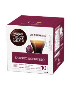 Nestlè - kapsule Nescafè Dolce Gusto - Doppio Espresso, 16 kos