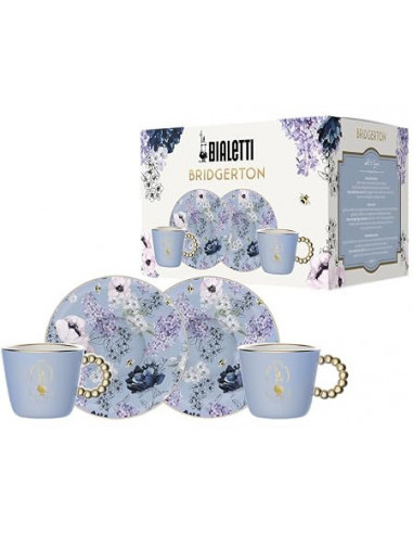 Bialetti – Set 2 kavnih skodelic Bridgerton