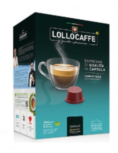 Lollo Caffè – kavne kapsule ALLERIA - komp. Nespresso, 100 kos