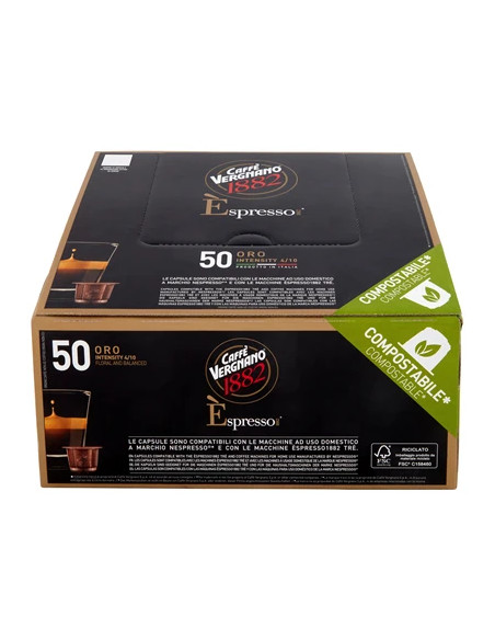 Vergnano - Nespresso komp. - Oro Arabica - 50 kos