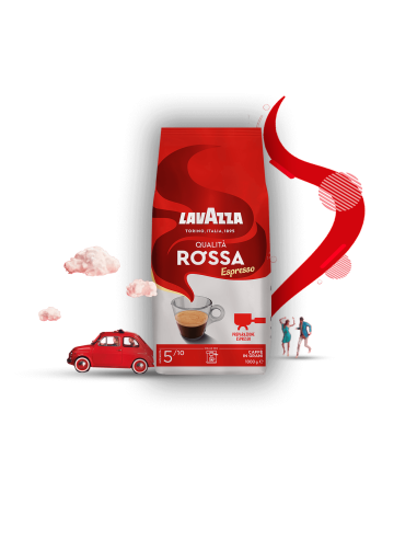 Lavazza zrnje – QUALITA ROSSA – 1kg