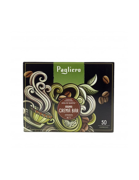kava Pagliero - kapsule Nescafè Dolce Gusto - Crema Bar - 50 kos