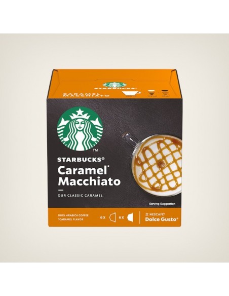 STARBUCKS® CARAMEL MACCHIATO BY NESCAFÉ® DOLCE GUSTO®